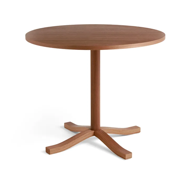 Pastis Table matbord Ø90 - Lacquered walnut - HAY