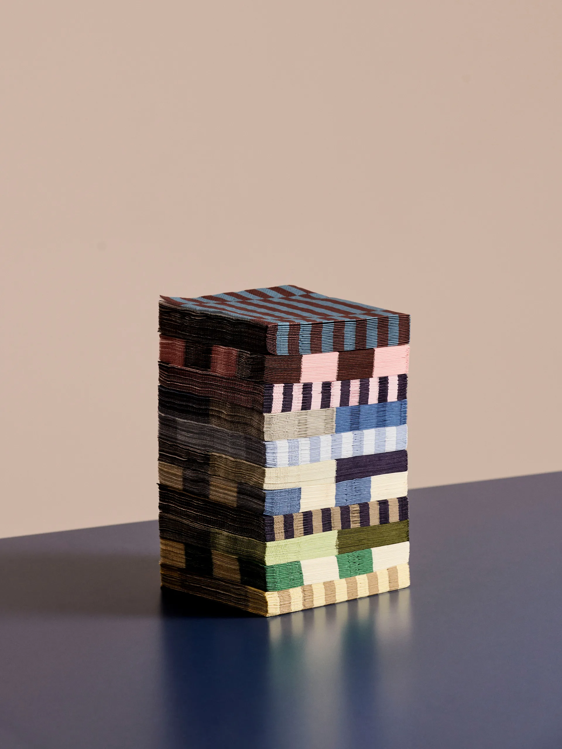 Pattern Dinner Check servett 40x40 cm 20-pack, Off white-blues M HAY