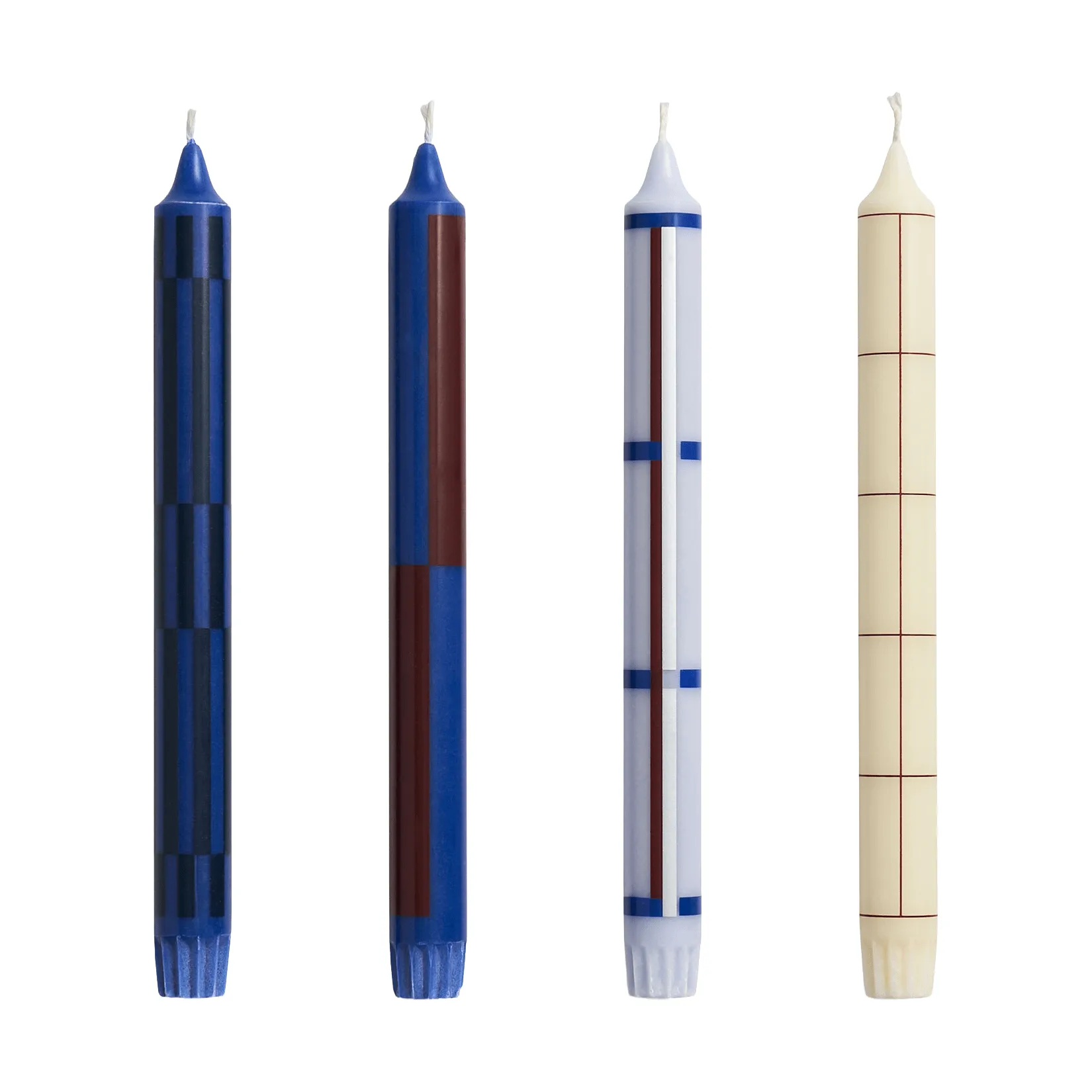 Pattern ljus mix 4-pack, Blue