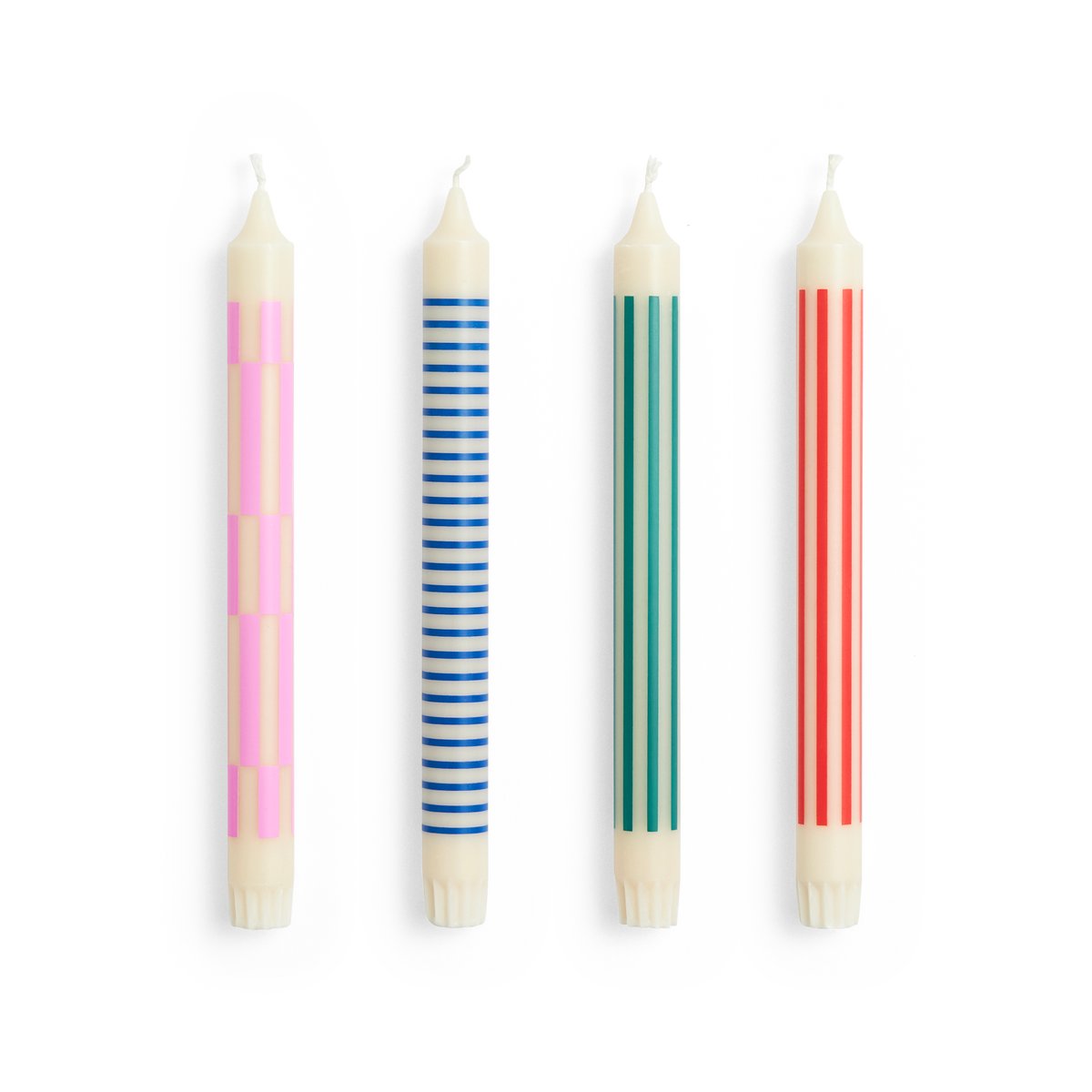HAY Pattern ljus mix 4-pack Crisp mix | Skandinavisk Design | Ljus | Multi