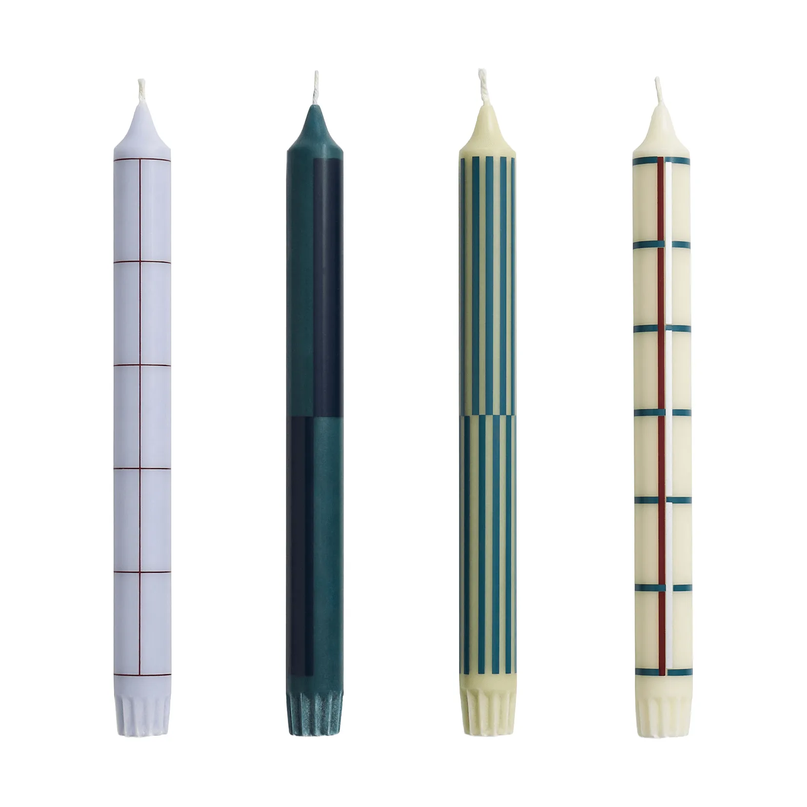 Pattern ljus mix 4-pack, Green-silver HAY