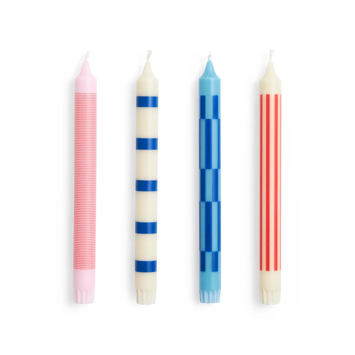 HAY Pattern ljus mix 4-pack Pink-red-blue