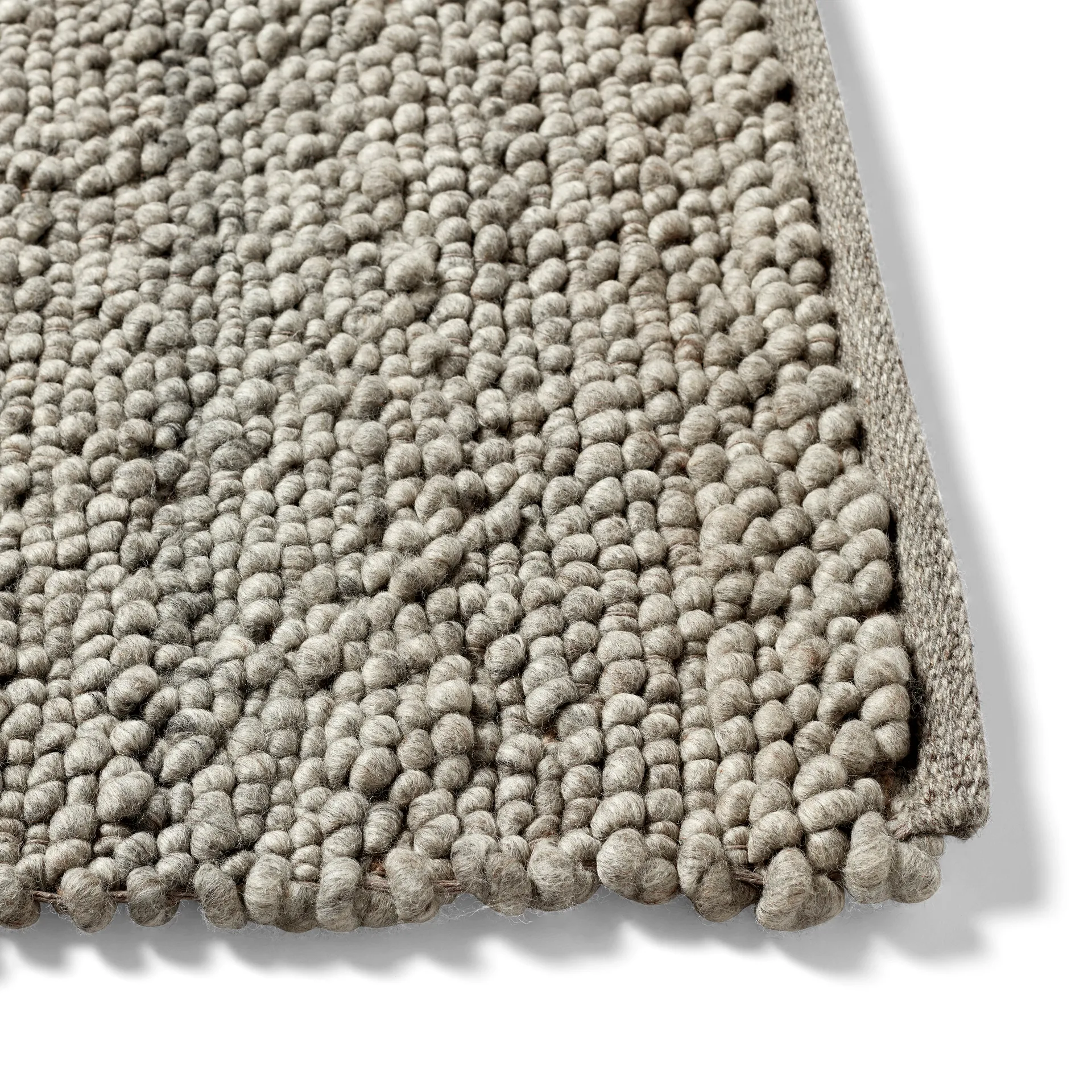 Peas Random ullmatta 140x200 cm, Medium grey HAY