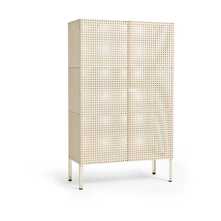 Perforated Cabinet skåp large - Eggshell - HAY