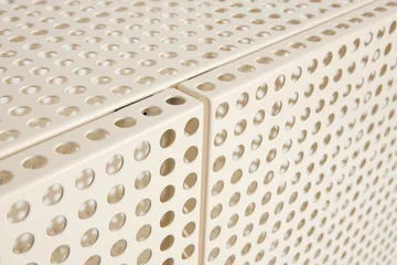 Perforated Cabinet skåp large - Eggshell - HAY