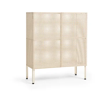 Perforated Cabinet skåp medium - Eggshell - HAY