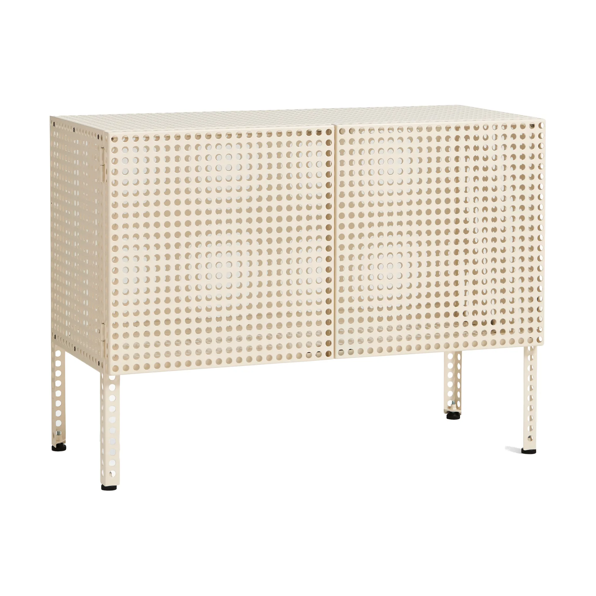 Perforated Cabinet skåp small, Eggshell HAY