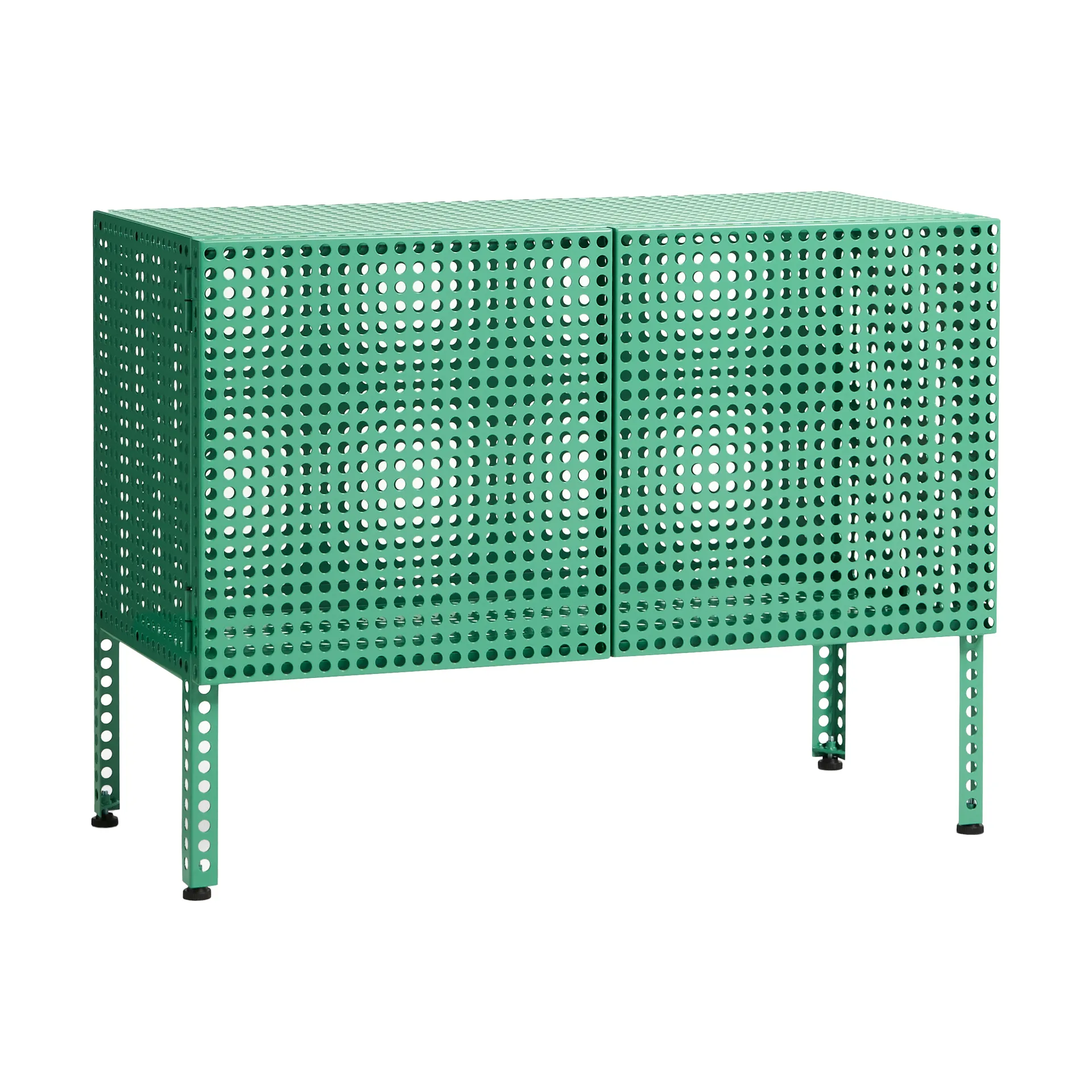 Perforated Cabinet skåp small, Soft jade HAY