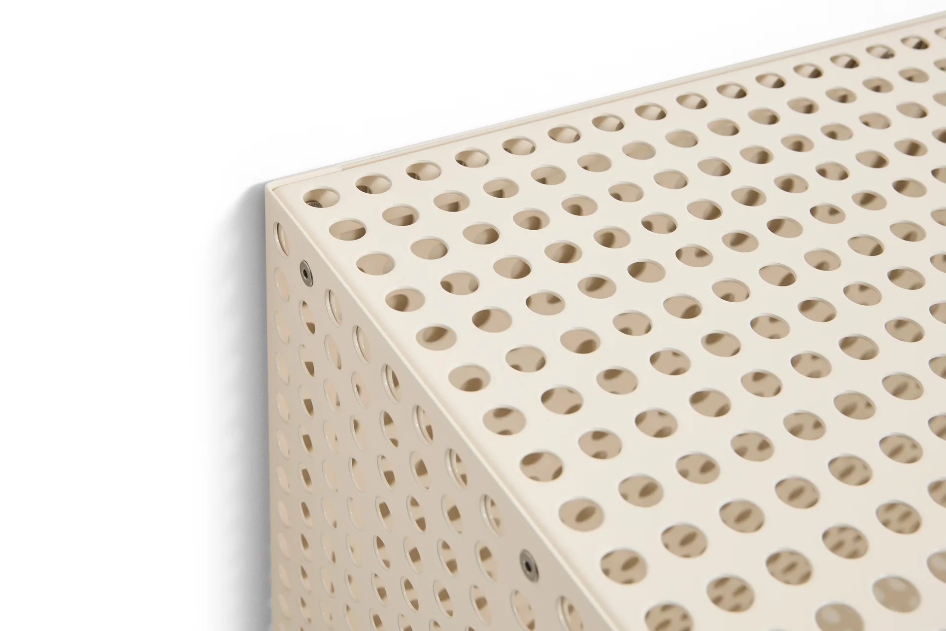 Perforated Cabinet väggskåp small, Eggshell HAY
