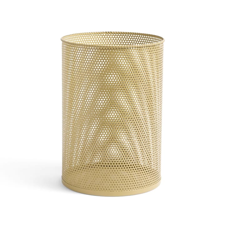 Perforated papperskorg - Large-Dusty yellow - HAY