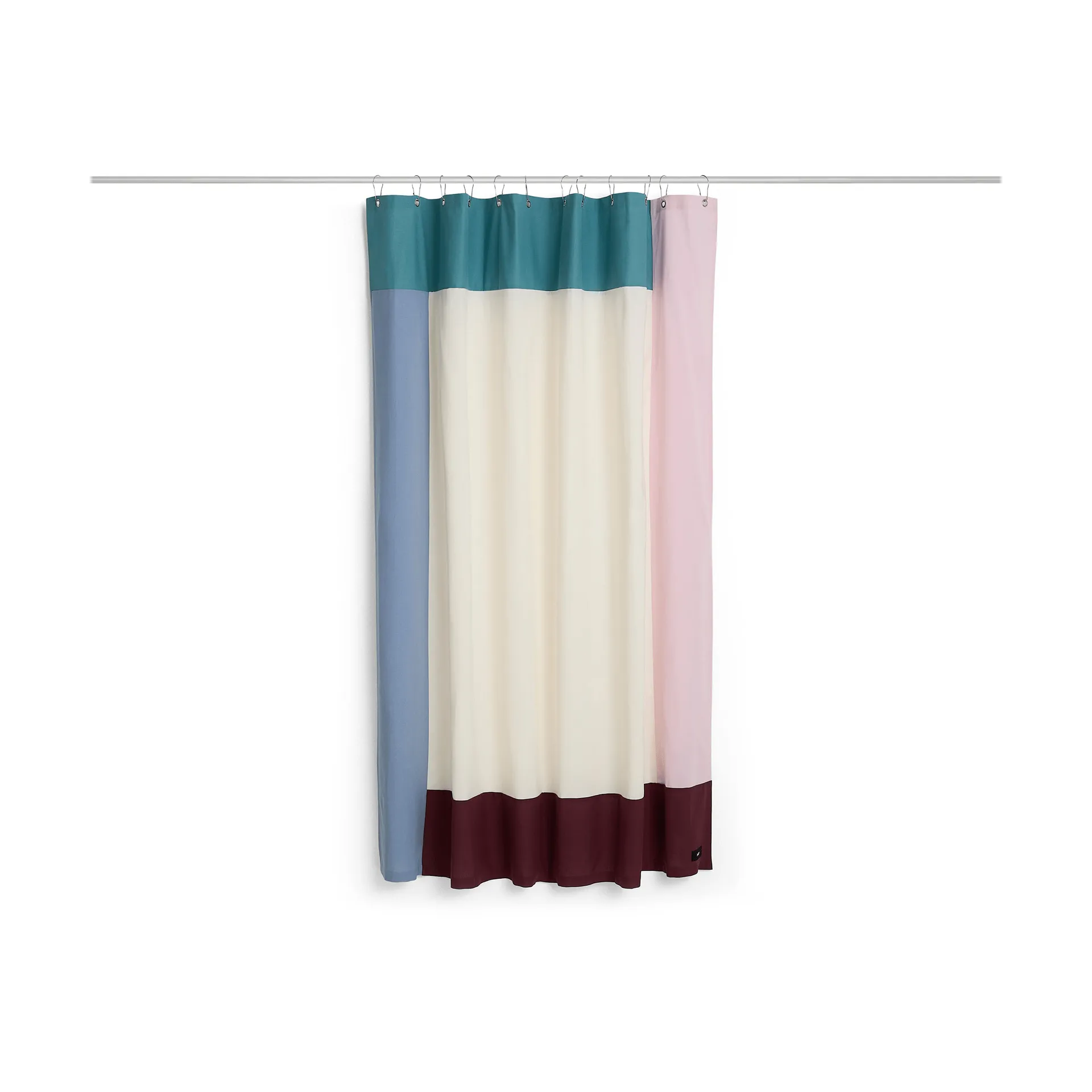 Pivot duschdraperi 180x200 cm, Multi pink HAY