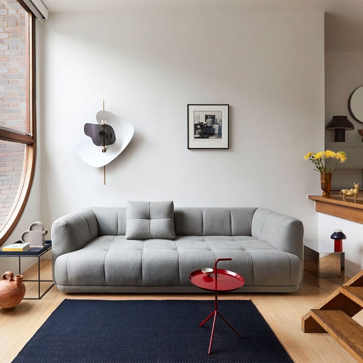 Quilton kombination 21 modulsoffa högerställd, läder sense black HAY