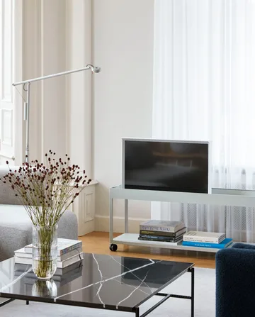 Rebar soffbord 100x104x33 cm - Svart marmor-svart stativ - HAY