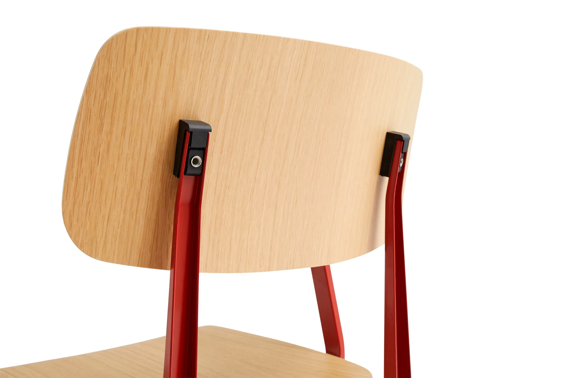 Result karmstol, Ek-tomato red stålstativ HAY