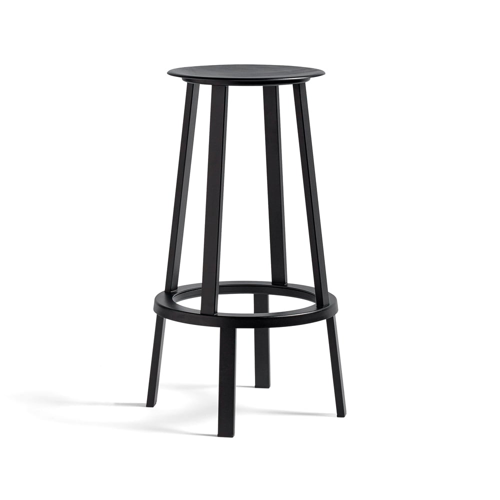 HAY Revolver barpall Black, high | Skandinavisk Design | Barstolar | Svart