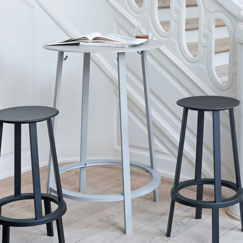 Revolver barpall, Red, high HAY