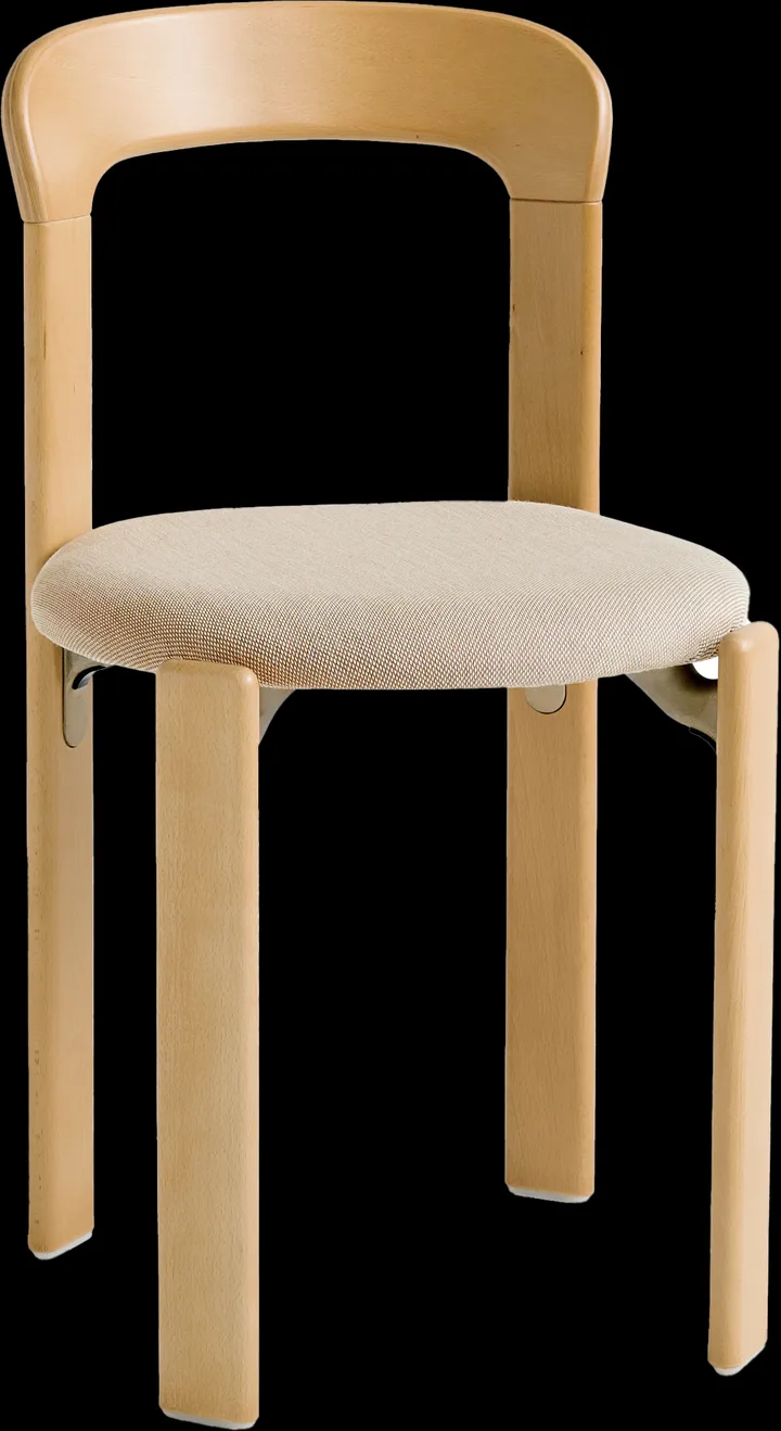 Rey klädd stol - tyg steelcut trio 213 golden - HAY