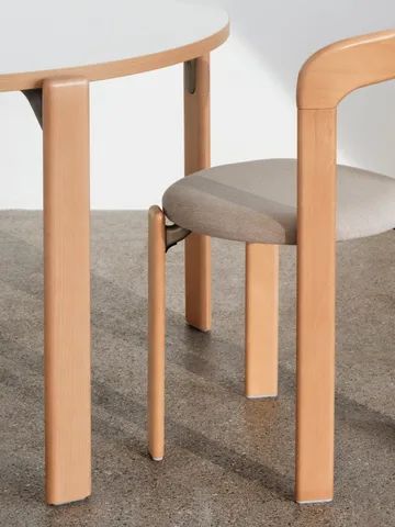 Rey klädd stol - tyg steelcut trio 213 golden - HAY