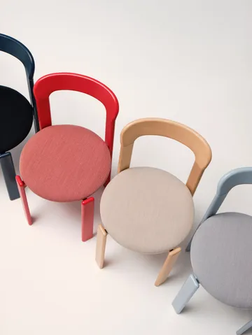 Rey klädd stol - tyg steelcut trio 213 golden - HAY