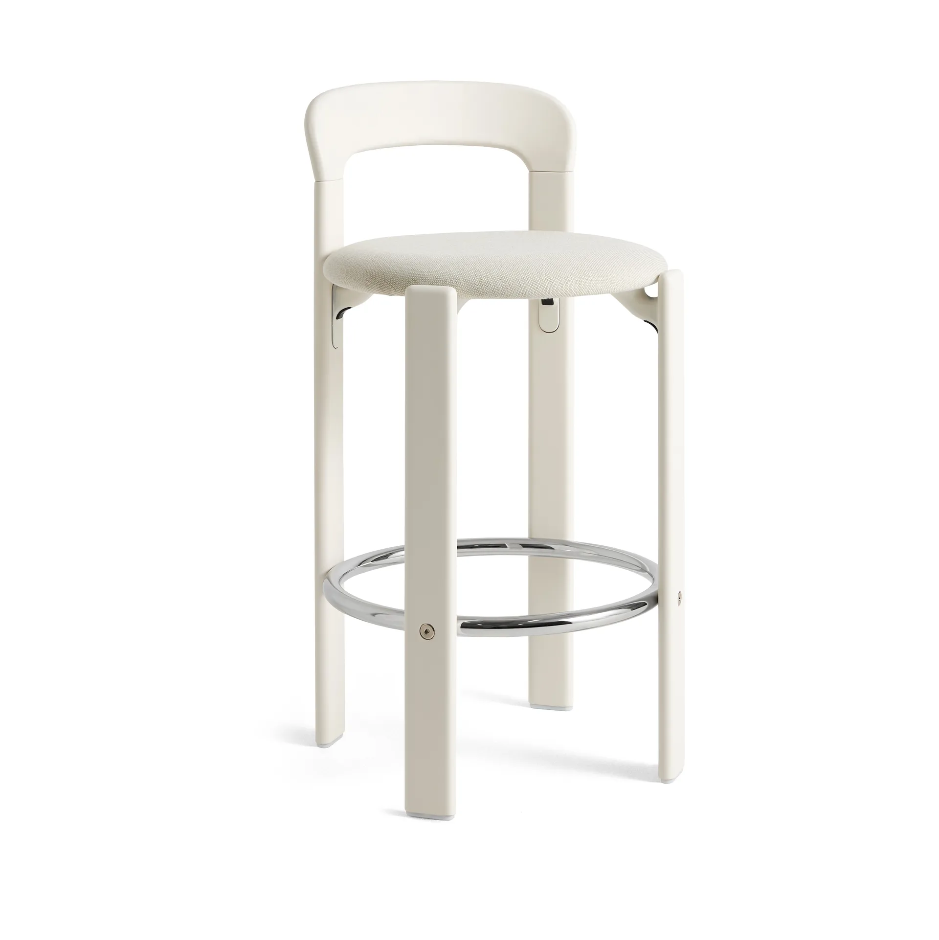Rey Low klädd barstol, Mode 011-cream white HAY