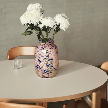 Rey matbord Ø128 cm - deep blue - HAY