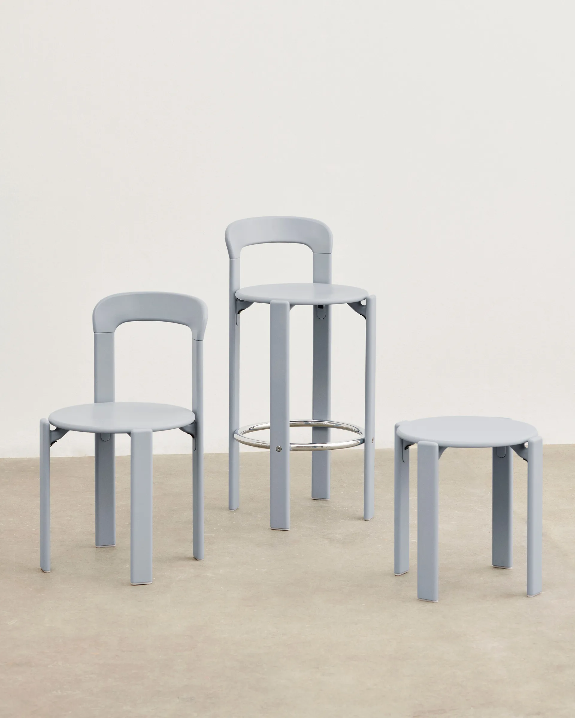 Rey pall Ø46,5x46 cm, Slate blue HAY