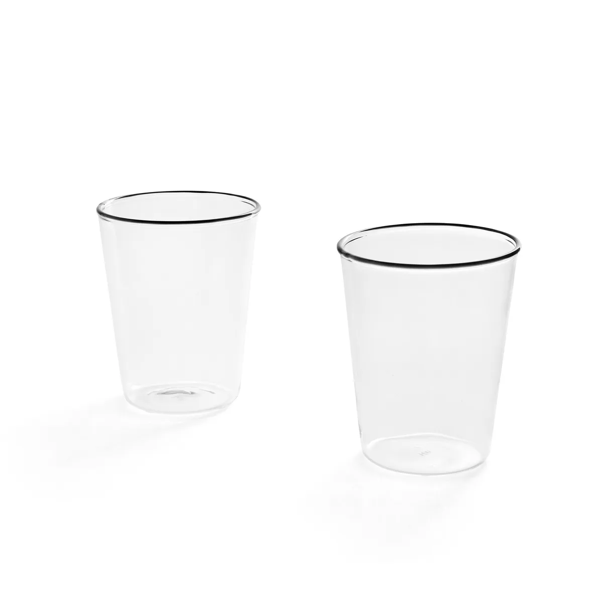 HAY Rim glas 30 cl 2-pack klar Svart