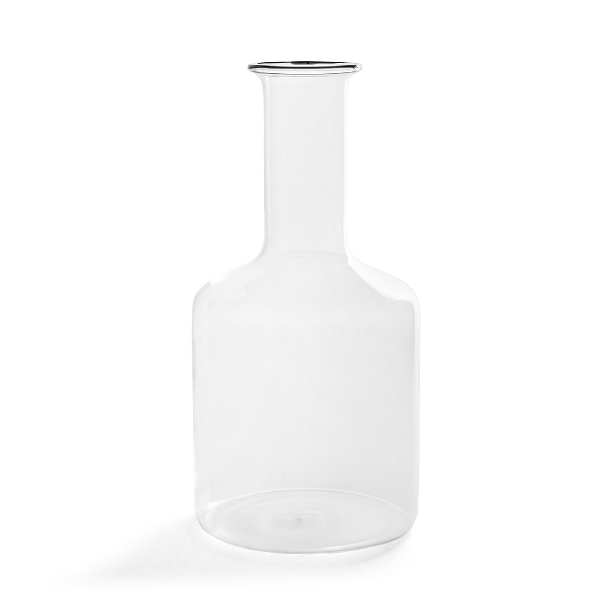 HAY Rim karaff 1,2 l klar Black | Skandinavisk Design | Vattenkaraffer & Kannor | Transparent