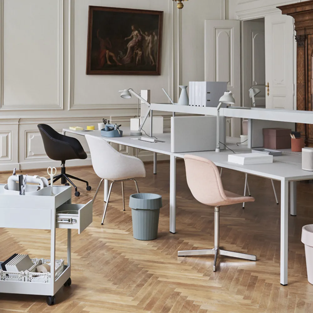 Shade papperskorg, grey, 14 l HAY