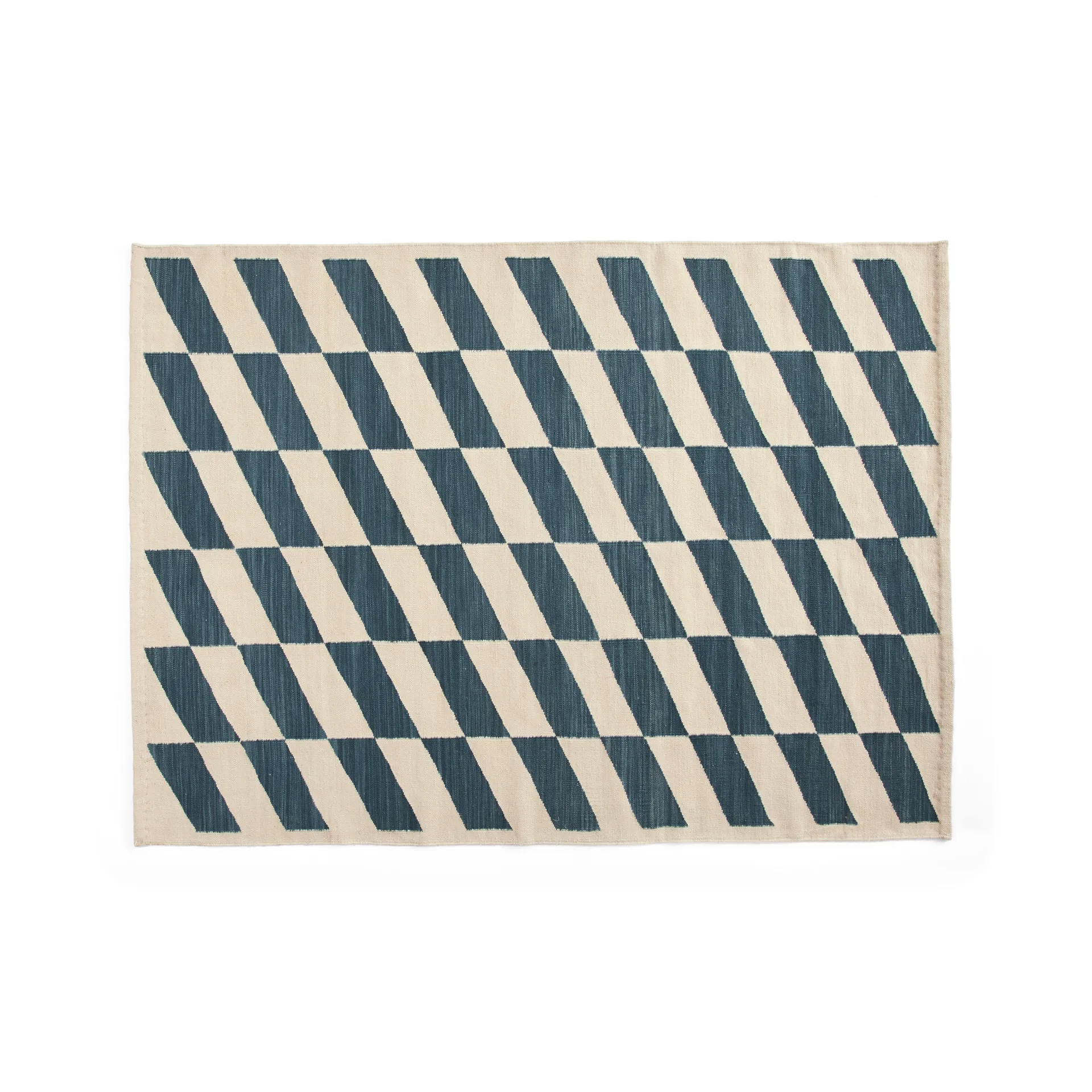 Shift Kelim matta 140x200 cm, Blue HAY