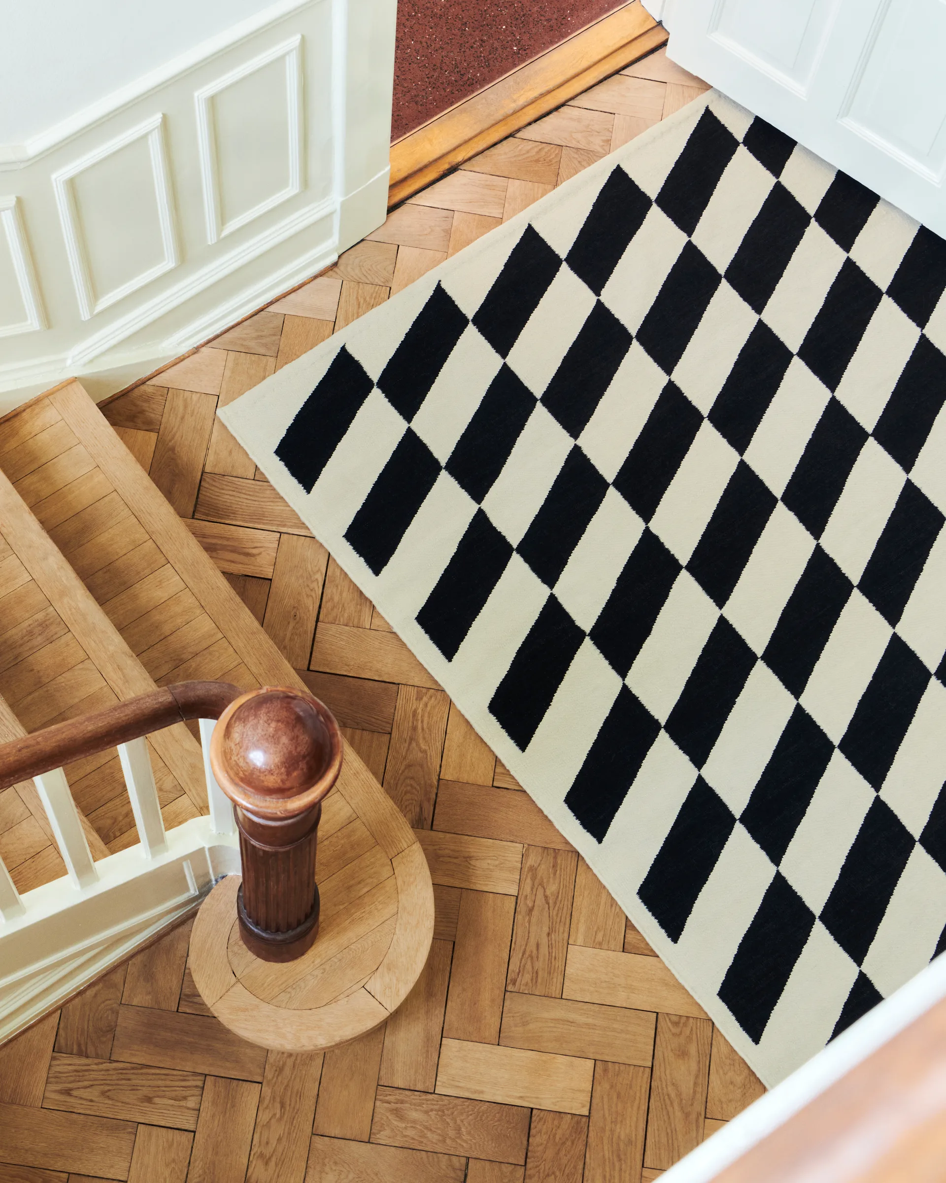 Shift Kelim matta 170x240 cm, Black HAY