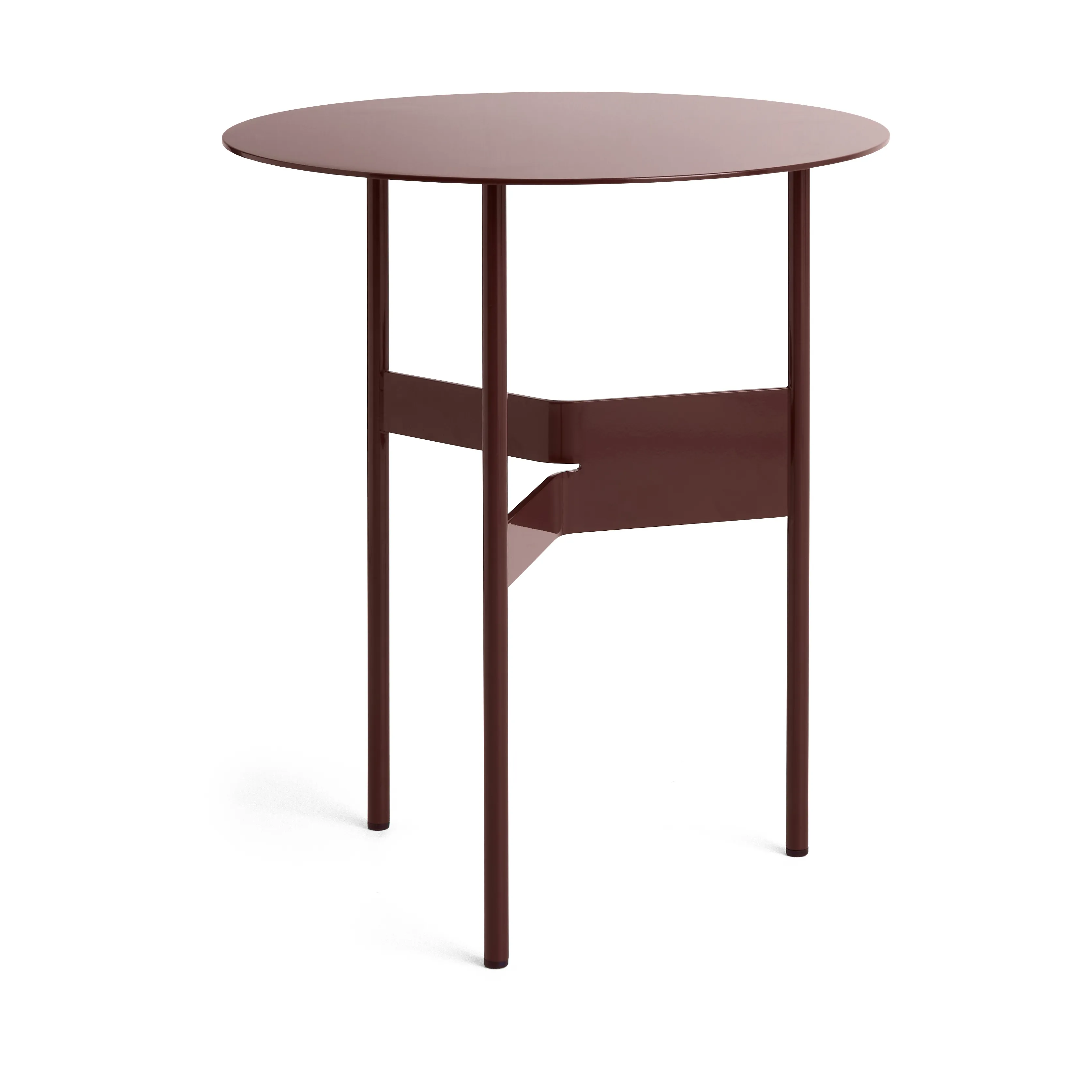Shim coffee table sidobord Ø45 cm, Bordeaux