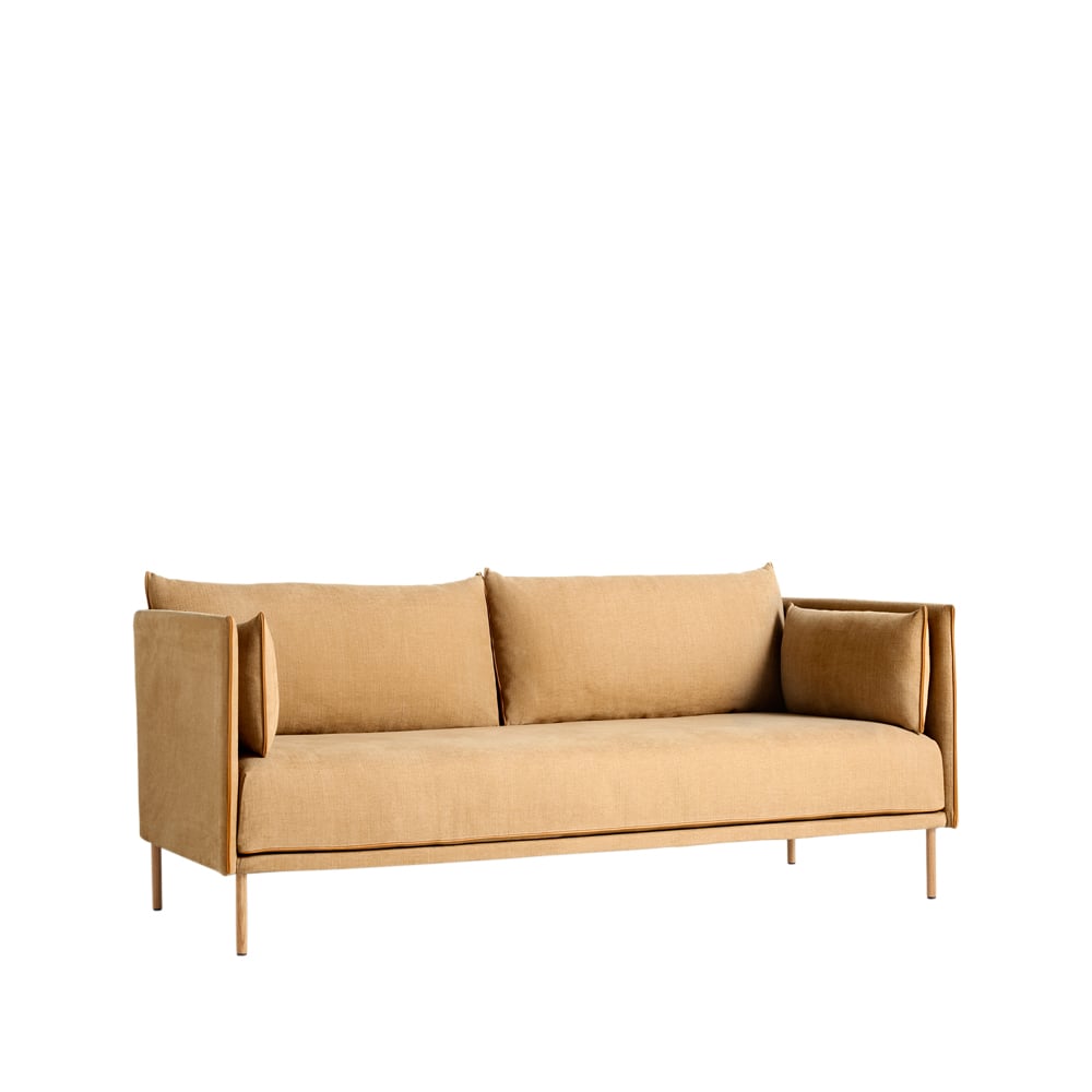 HAY Silhouette 2-sits soffa Cognac-oljade ekben | Skandinavisk Design | Soffor | Brun