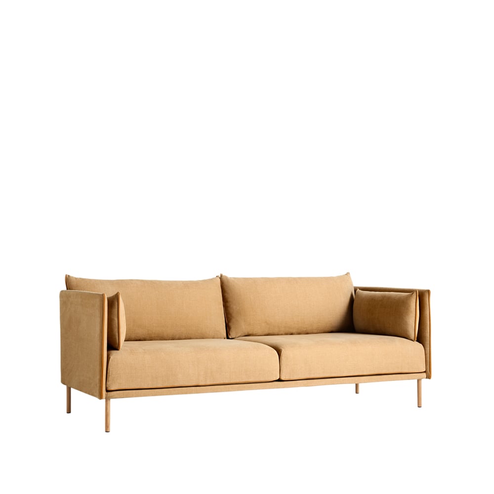 HAY Silhouette 3-sits soffa Cognac-oljade ekben | Skandinavisk Design | Soffor | Brun