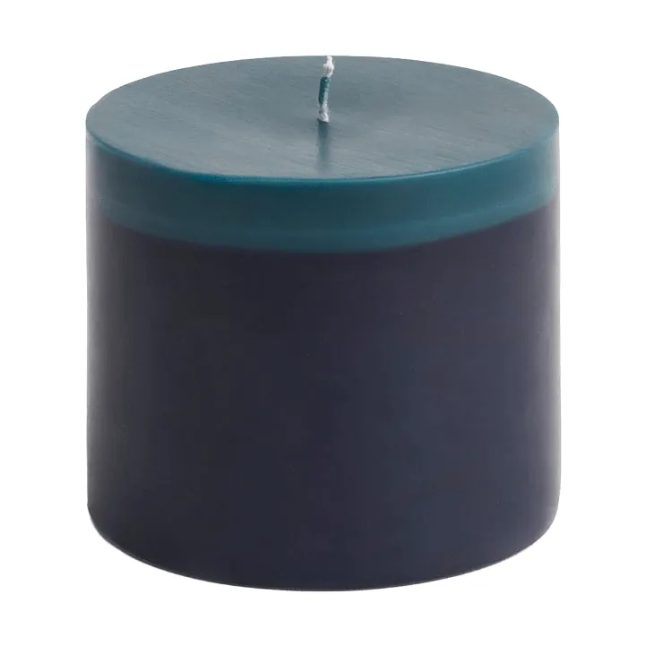 Silo Candle blockljus, Midnight blue-dark teal, Ø9,5x8 cm HAY