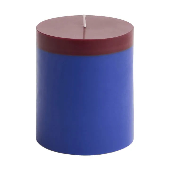 Silo Candle blockljus - Royal blue-bordeaux, Ø9,5x11 cm - HAY