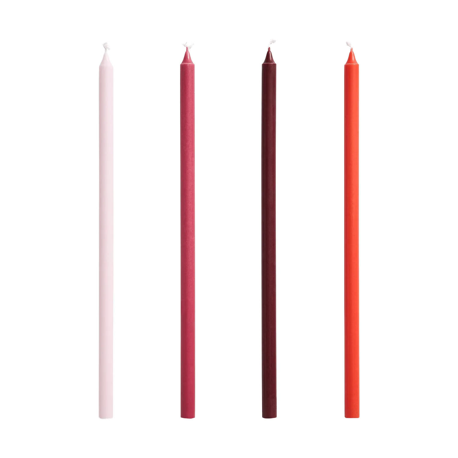Slim ljus 4-pack, Pink-red HAY
