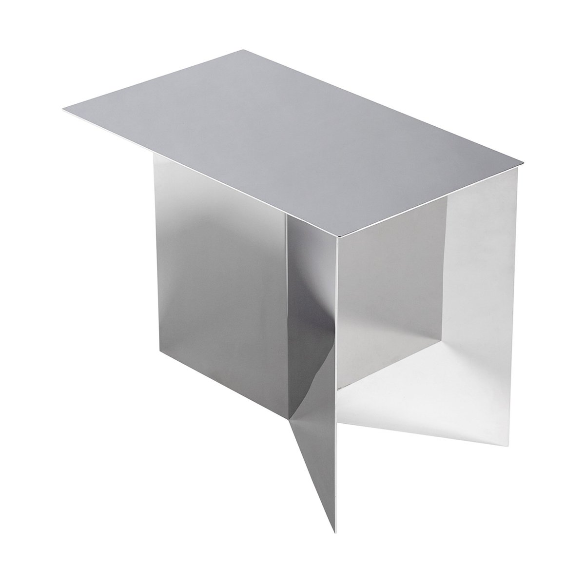 HAY Slit Oblong sidobord 27,5x49 cm Mirror polished steel