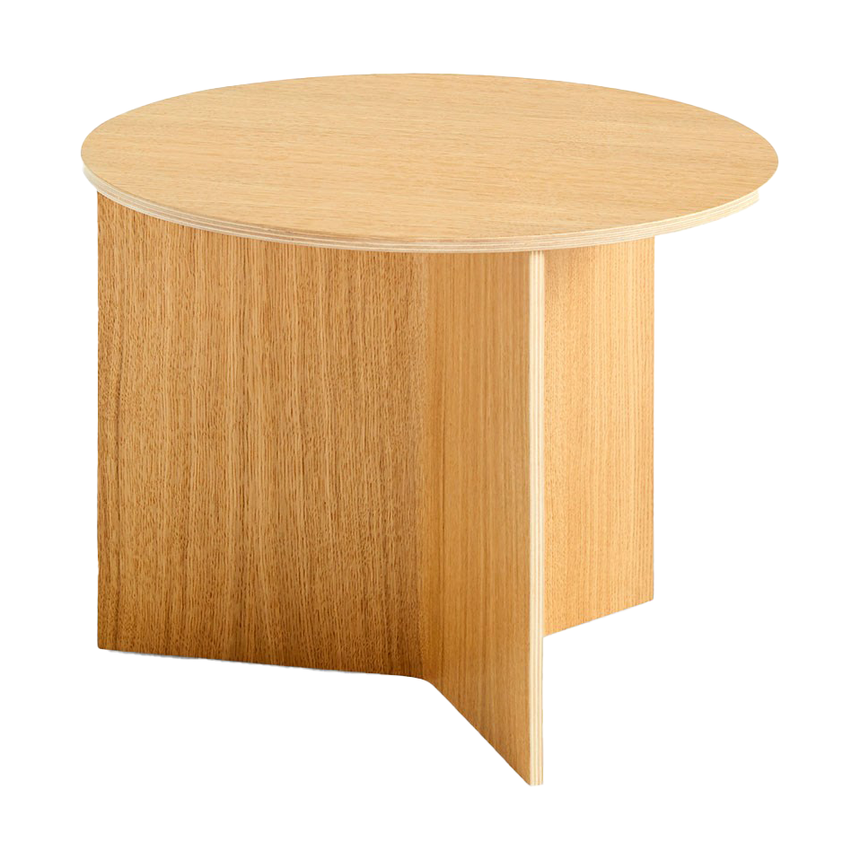 HAY Slit soffbord 45 cm Lacquered oak | Skandinavisk Design | Soffbord | Brun