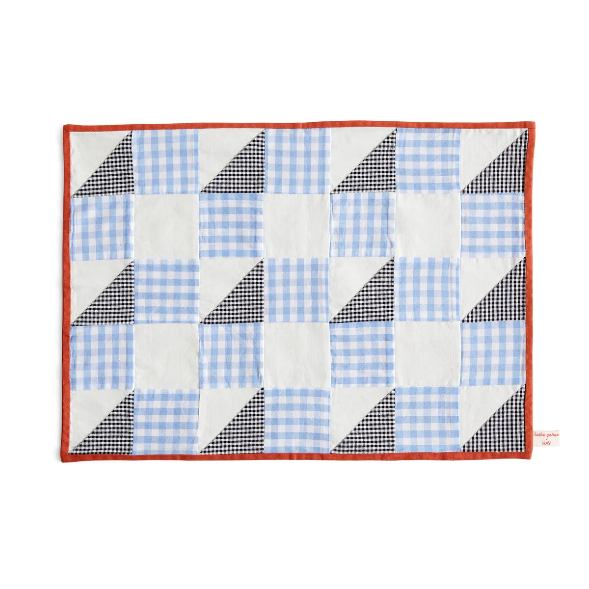 HAY Sobremesa bordstablett 31x45 cm Check blue