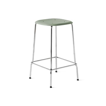 Soft Edge 30 Low barpall - dusty green, kromstativ - HAY
