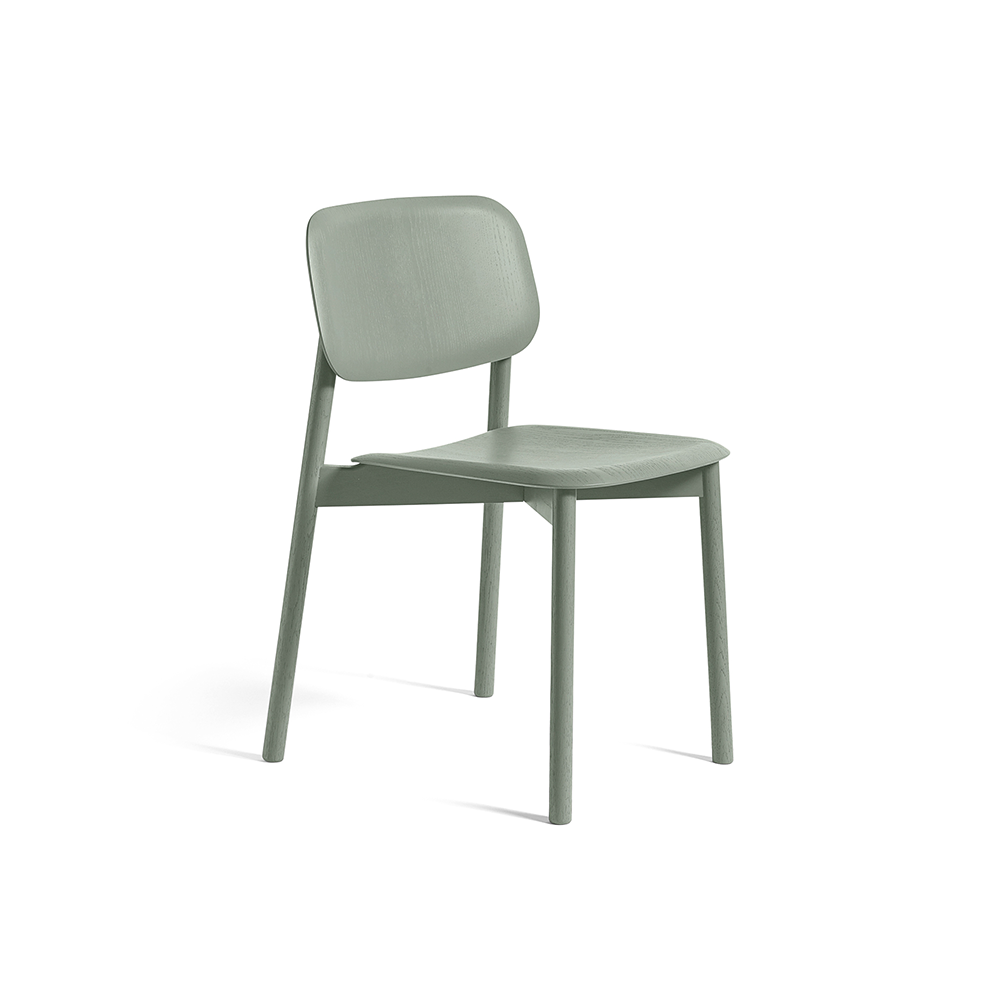 HAY Soft Edge 60 stol Dusty green-ekstativ | Skandinavisk Design | Stolar | Grön