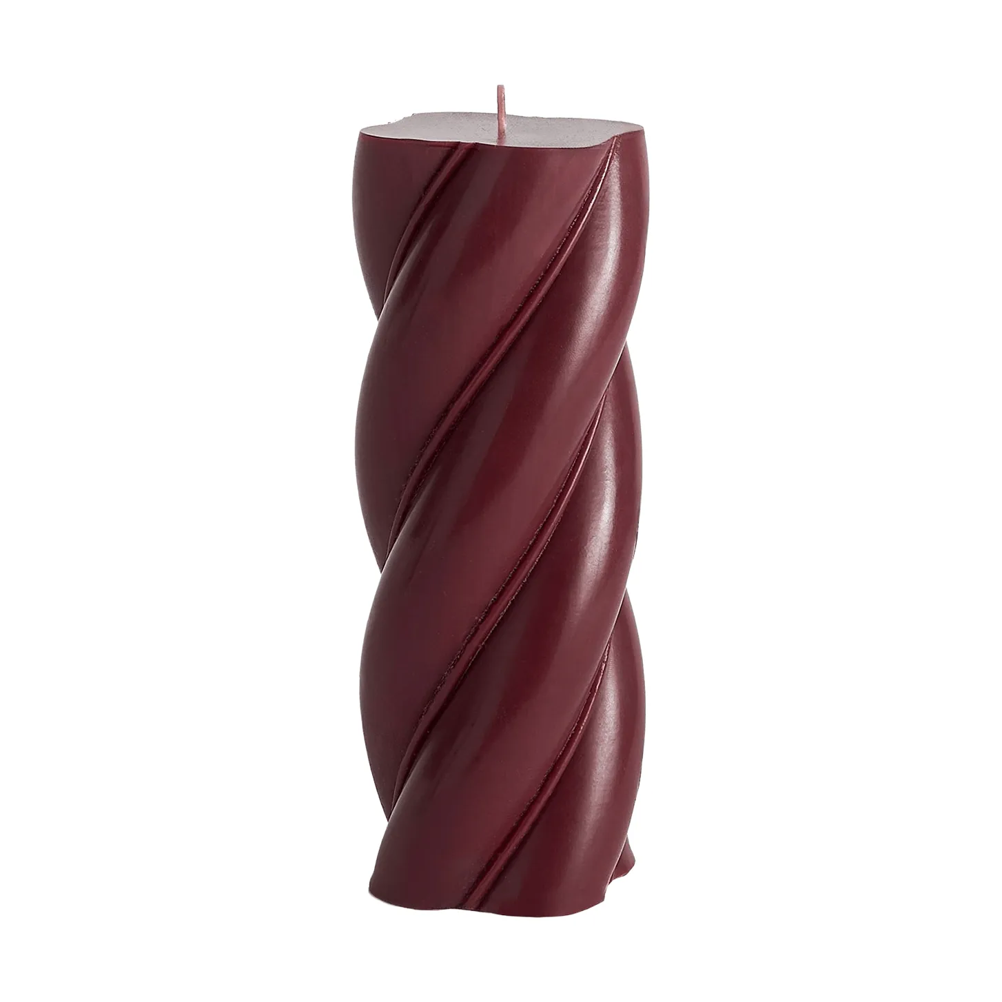 Soft Serve Candle blockljus, Bordeaux, Ø7,8x19,5 cm HAY