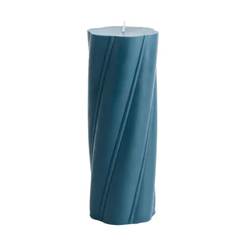 Soft Serve Candle blockljus - Dark teal, Ø9,5x24,5 cm - HAY