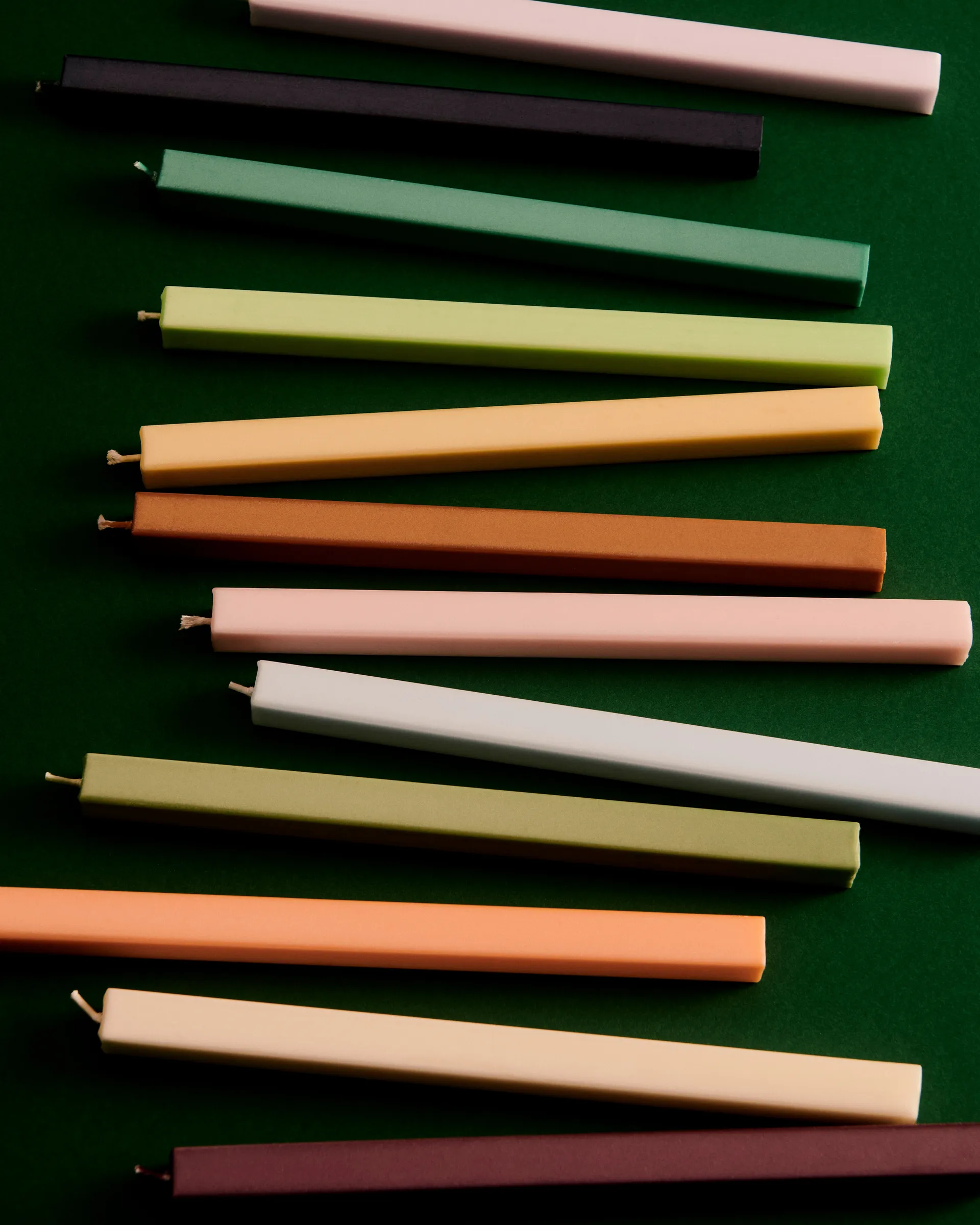 Square Candle ljus mix 4-pack, Fresh HAY