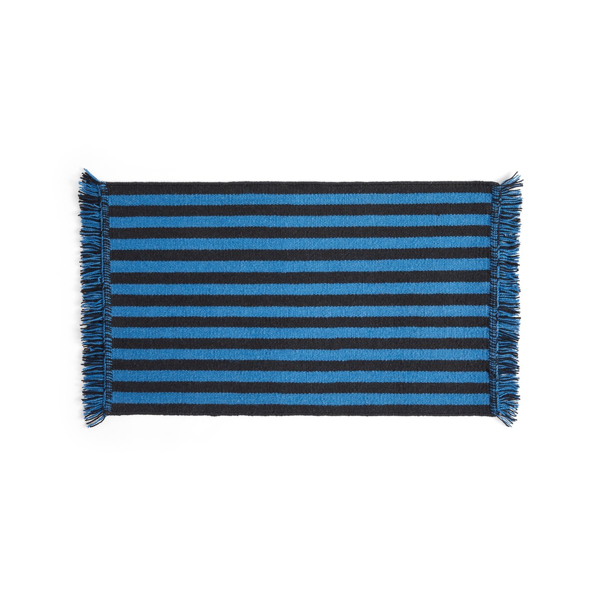 HAY Stripes and Stripes dörrmatta 52x95 cm Blue | Skandinavisk Design | Dörrmattor | Blå