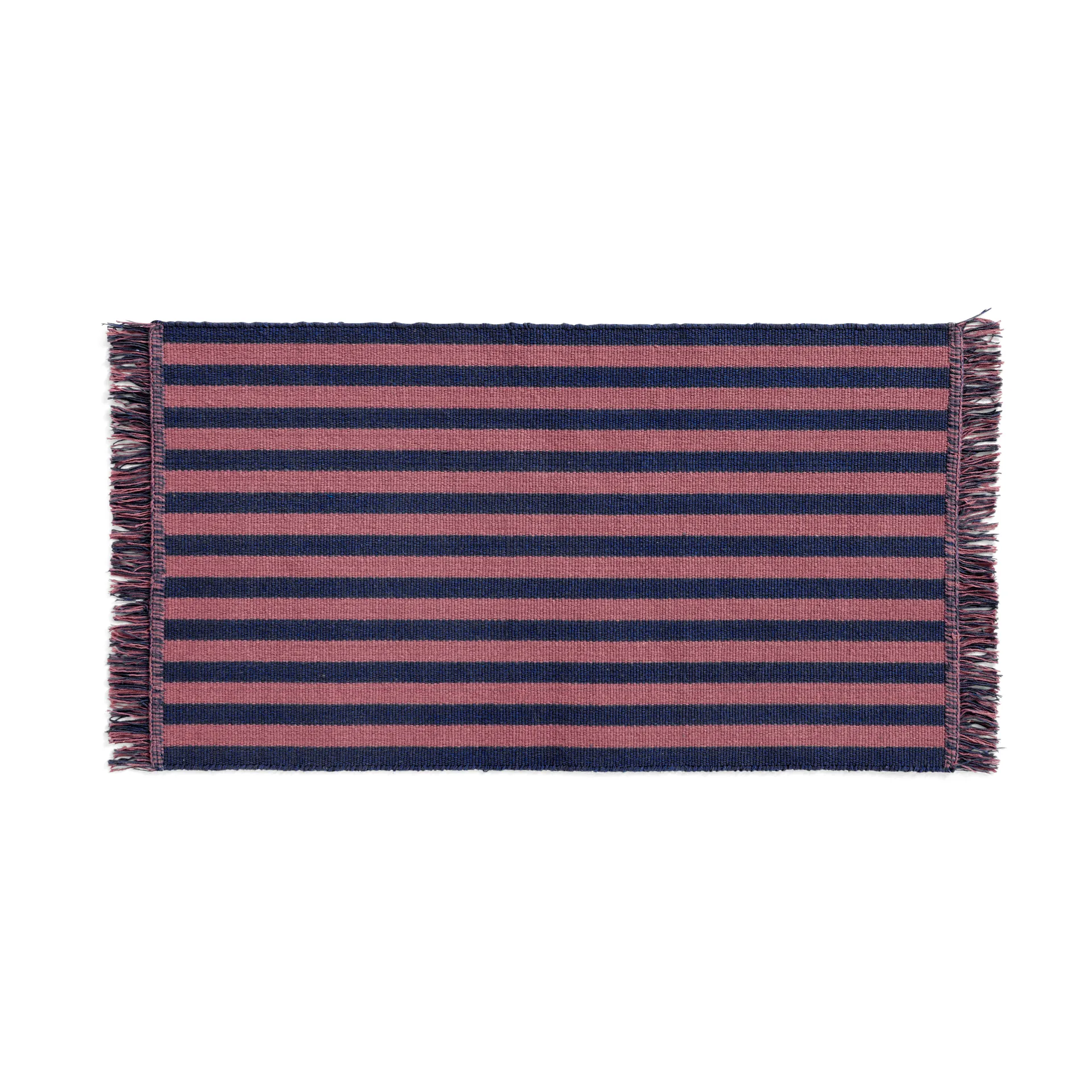 Stripes and Stripes dörrmatta 52x95 cm, Navy cacao HAY
