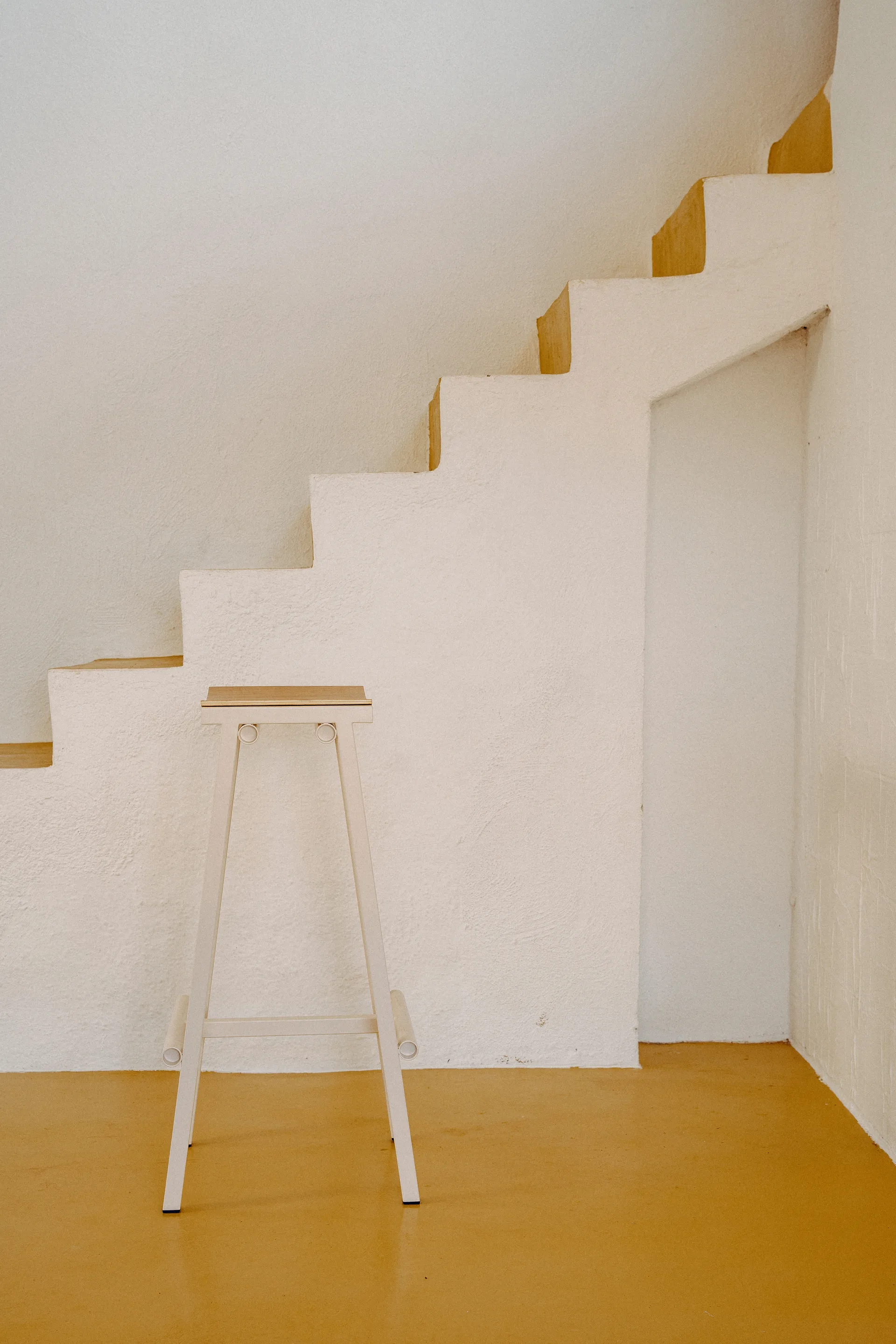 Taburete 8 high barstol 75 cm, Eggshell (vit) HAY