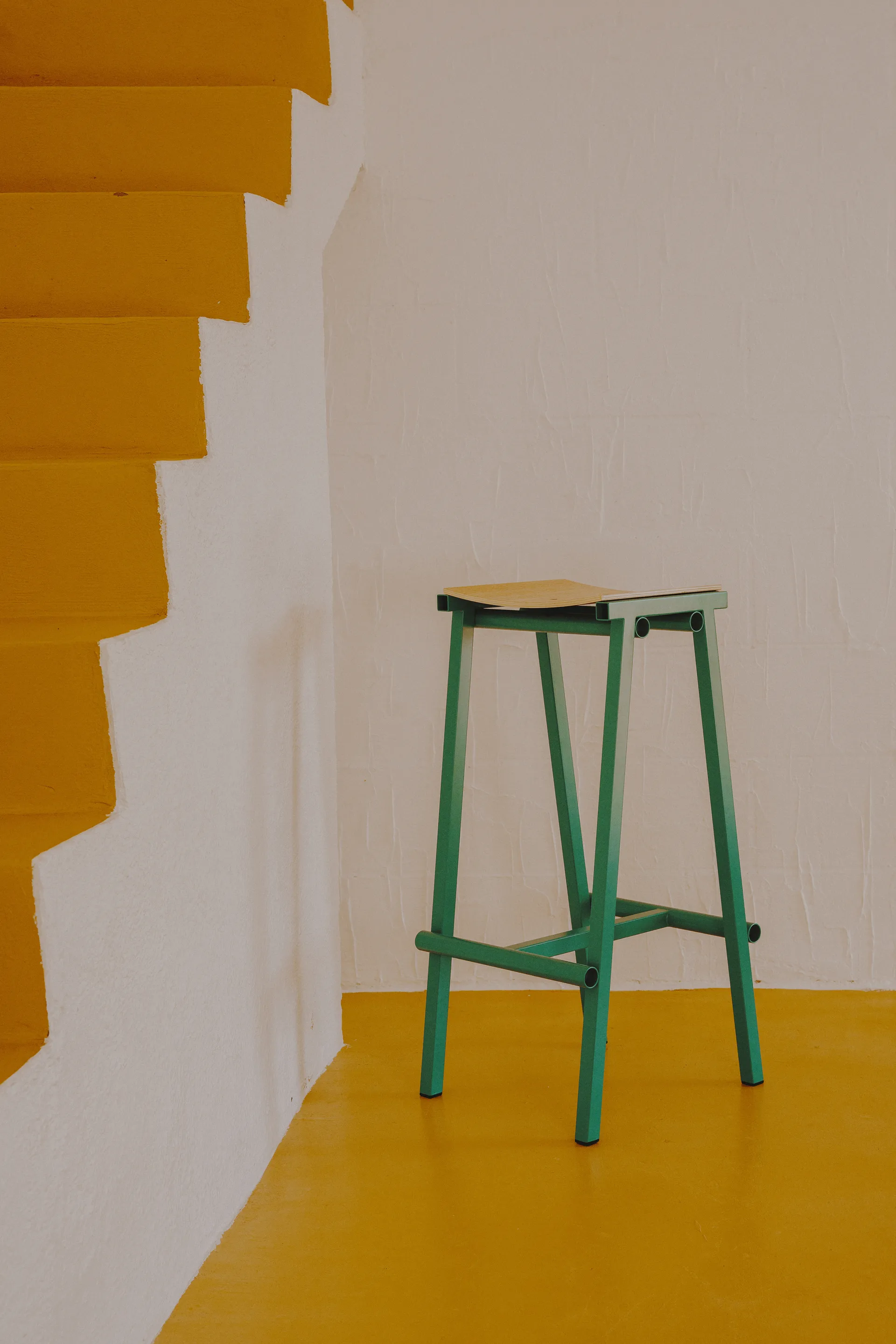 Taburete 8 high barstol 75 cm, Soft jade (grön) HAY