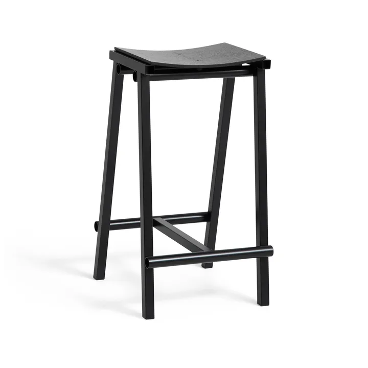 Taburete 8 low barstol 65 cm - Black (svart) - HAY